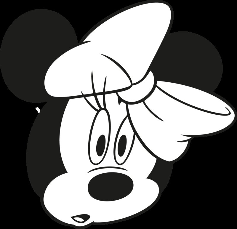 Трафарет Микки Мауса