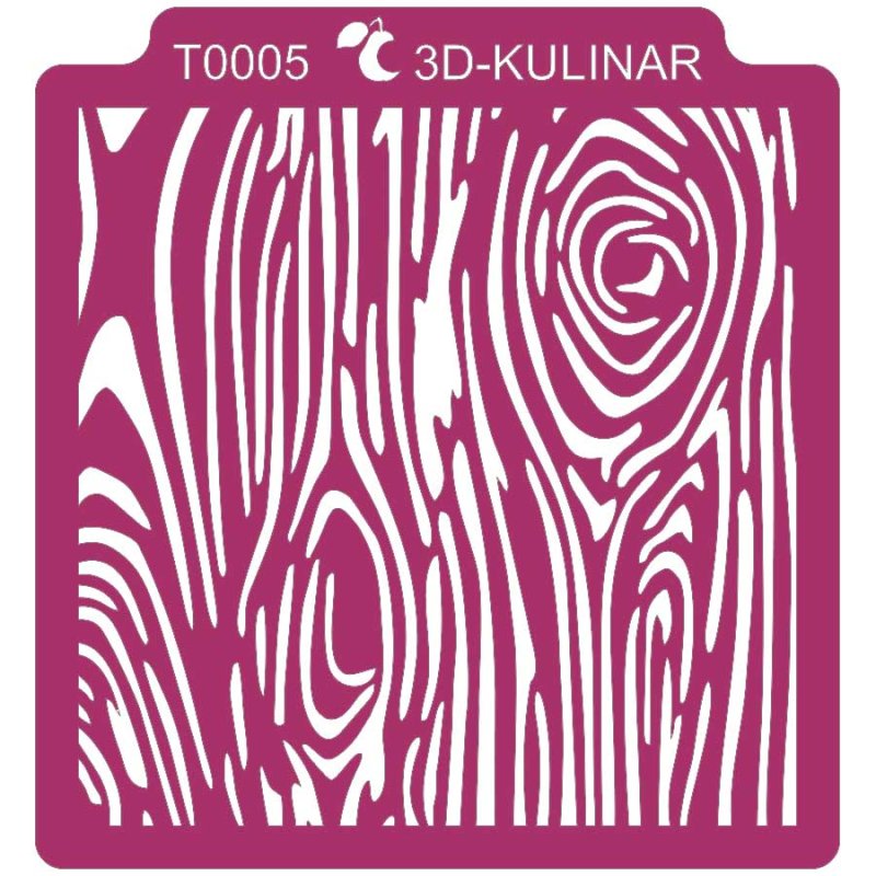 Трафарет кора дерева