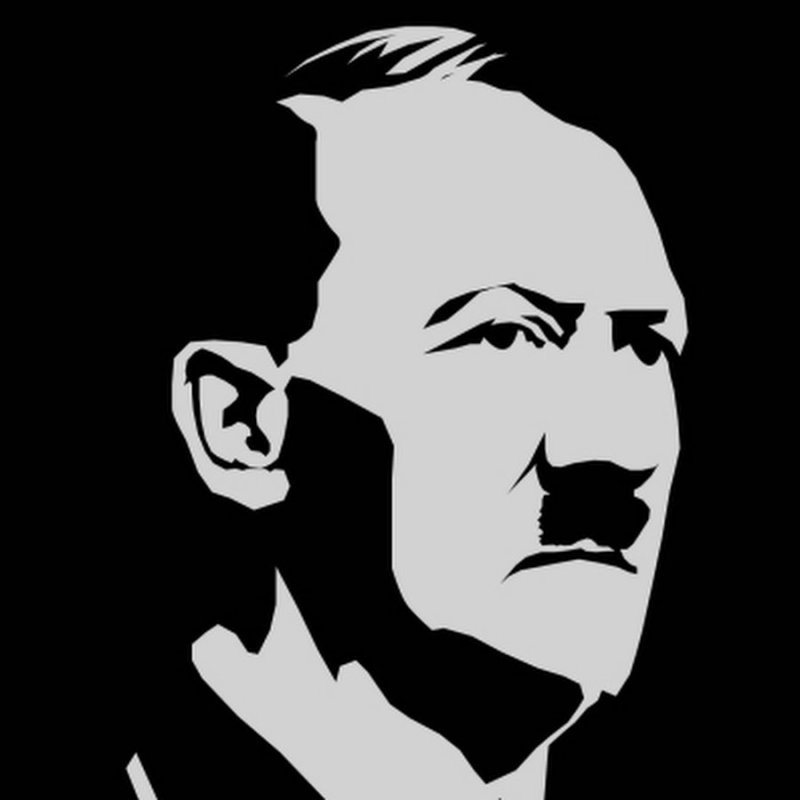 Силуэт Адольфа Гитлера