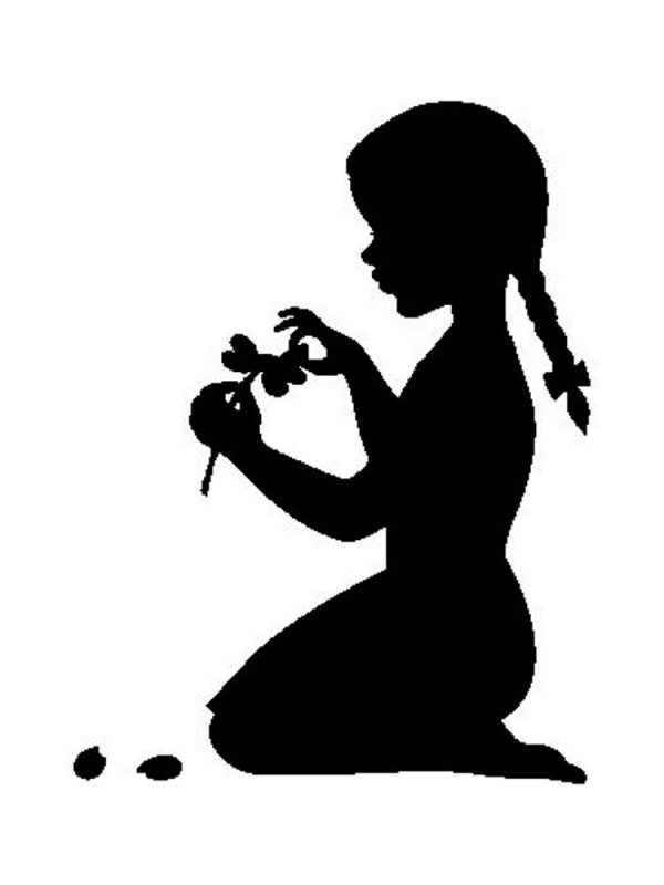 Силуэт девушки