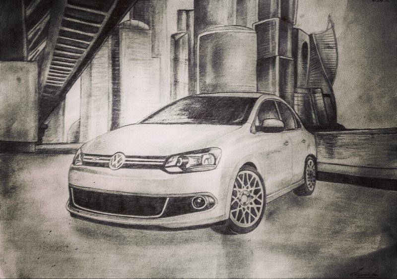 Раскраски Фольксваген Джетта 6