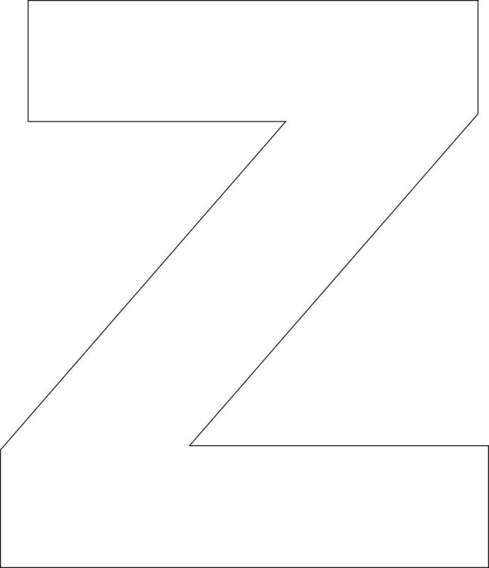 Макет буквы z
