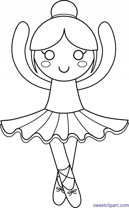 Трафарет куклы