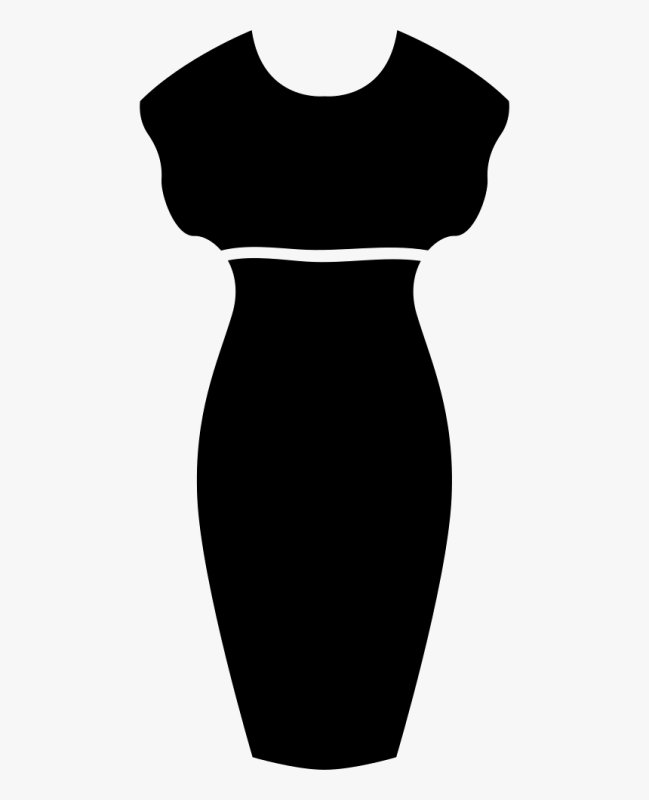 Платье черно-белое