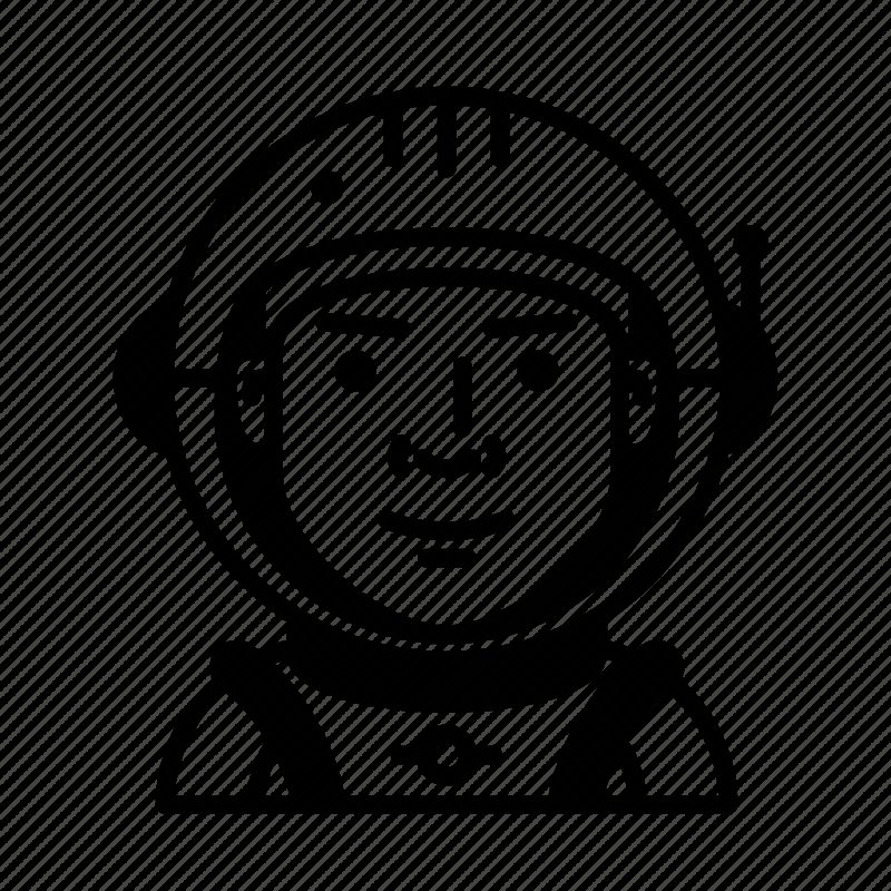 Трафарет скафандра