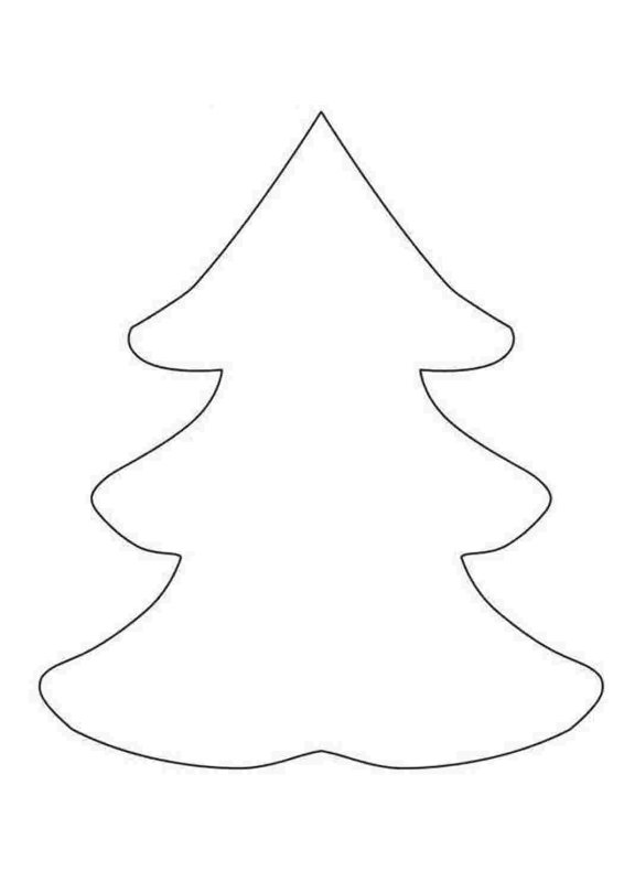 Выкройка елки