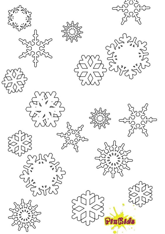 Снежинка рисунок