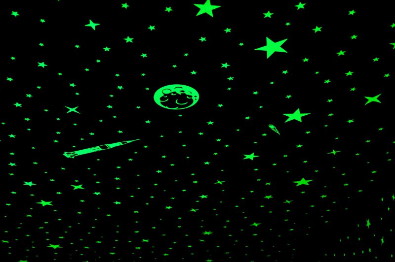 Светящиеся наклейки на потолок звездное небо