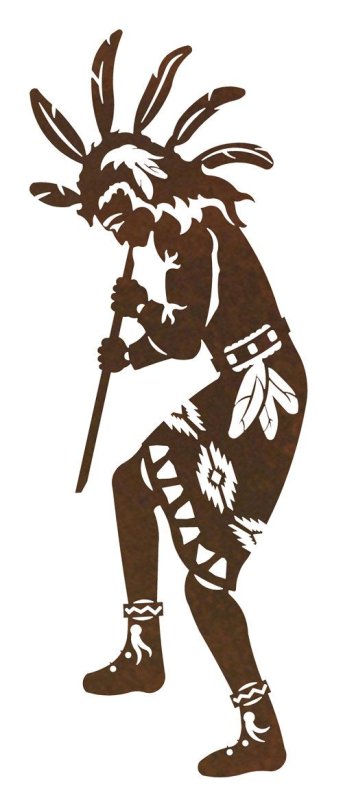 Силуэт индейца