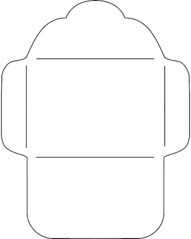 Трафарет конверта