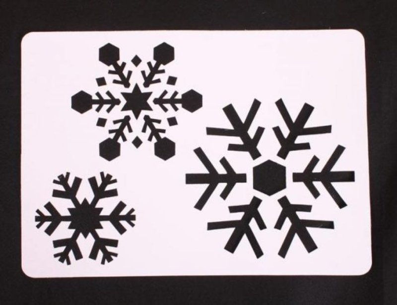 Трафареты для снега спрея