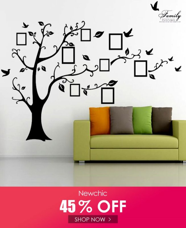 Наклейки на стену