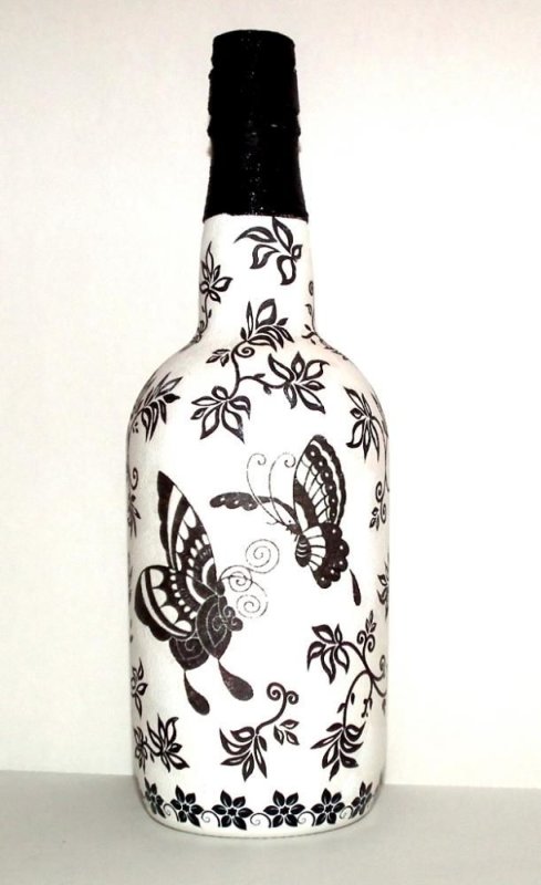 Узоры для декора бутылок
