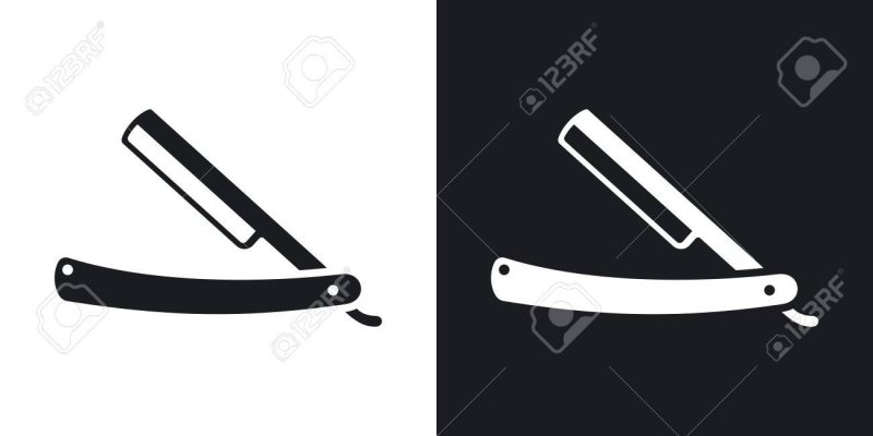 Бритва силуэт