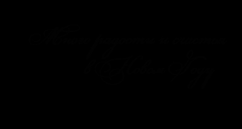 Счастья в новом году надпись