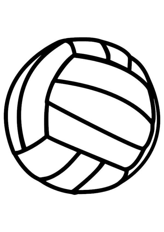 Распечатка волейбольного мяча