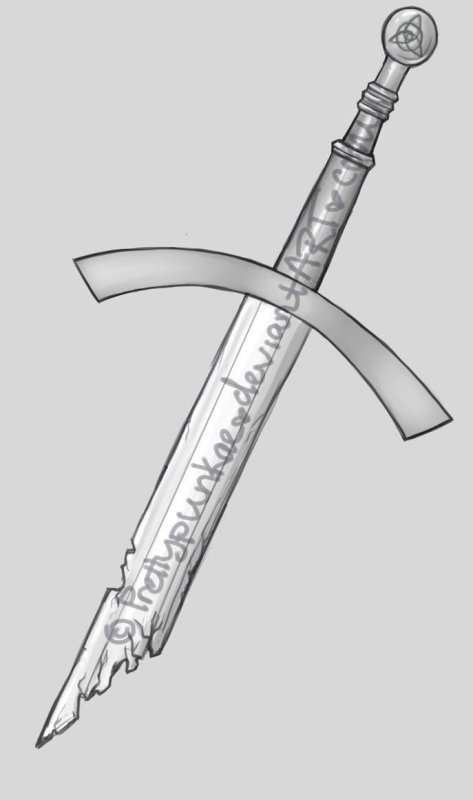 Меч набросок