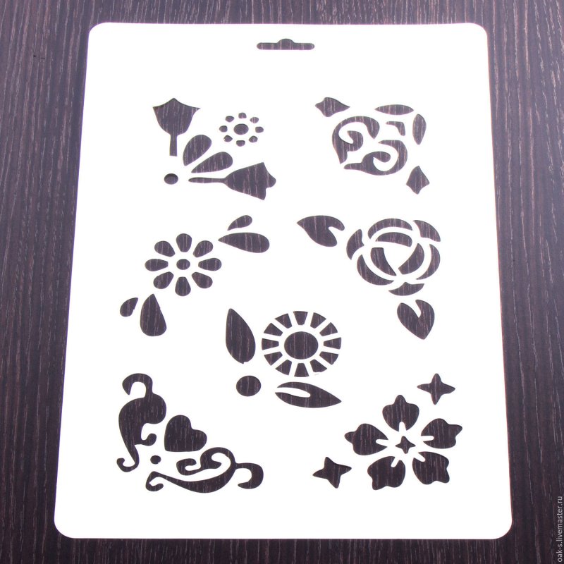 Трафареты для наклеек