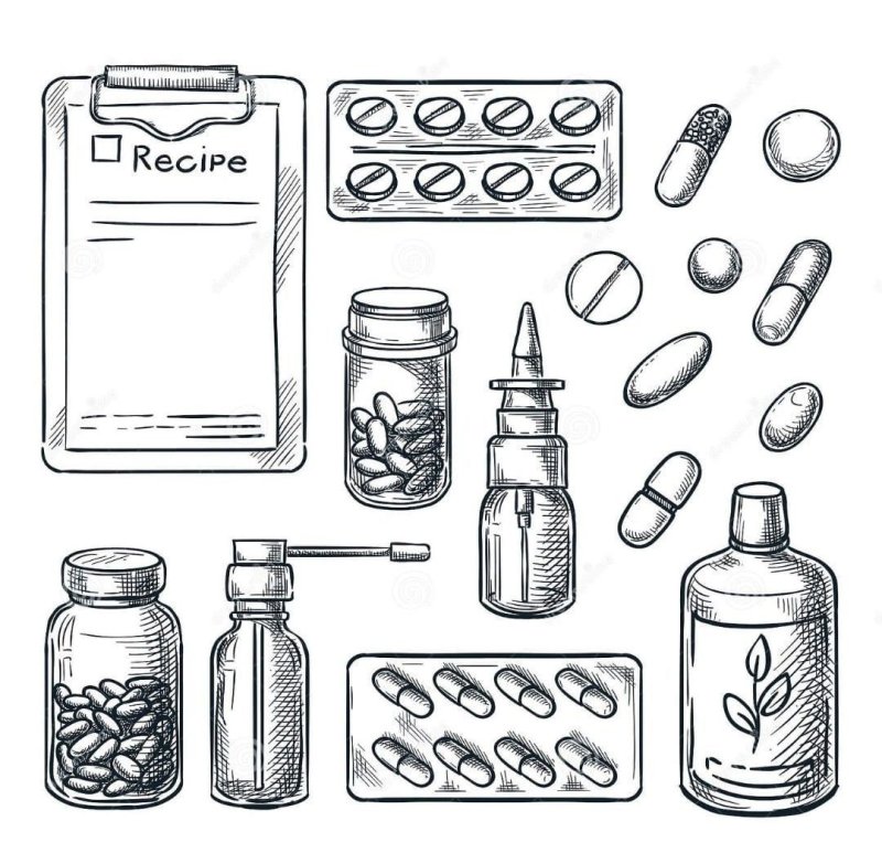 Таблетки раскраска для детей