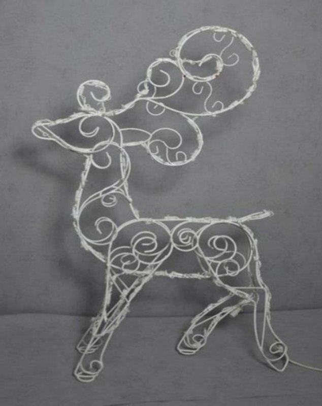 Новогодние фигуры из проволоки