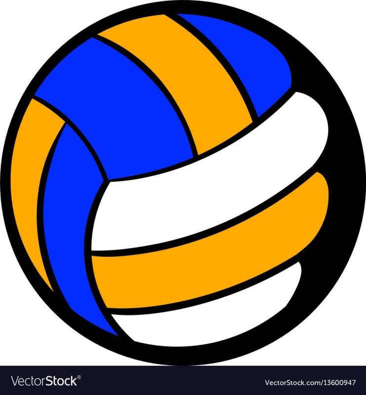 Волейбольный мяч вектор