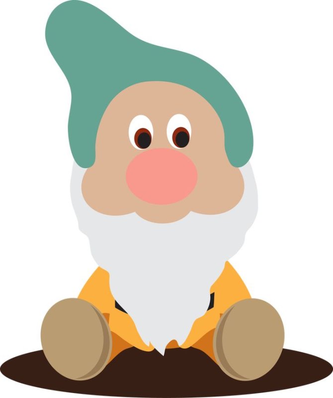 Гномы для вырезания из бумаги