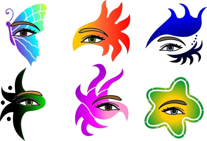 Аквагрим для детей простые рисунки