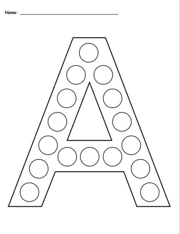 Буквы для выкладывания