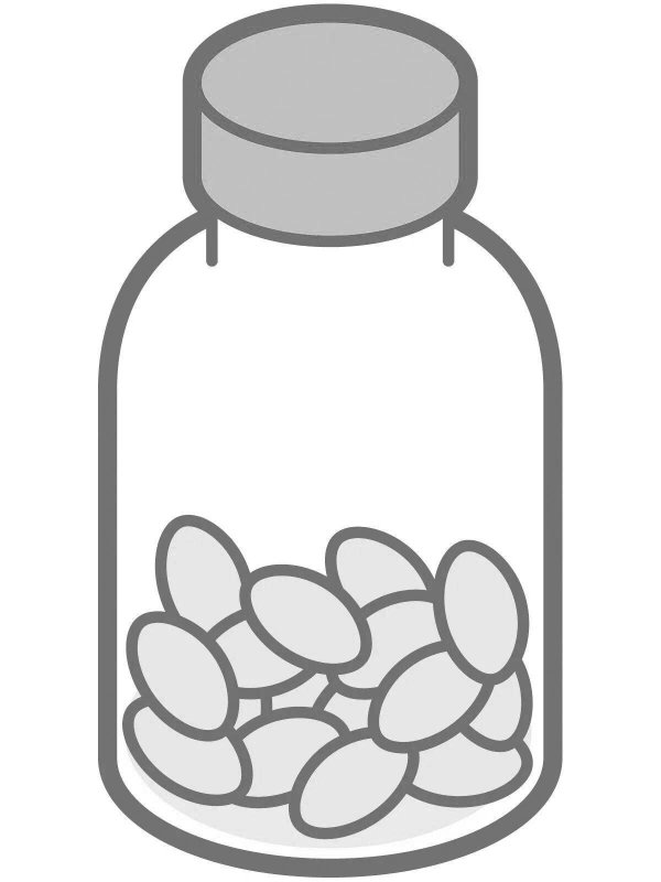 Лекарства раскраска для детей