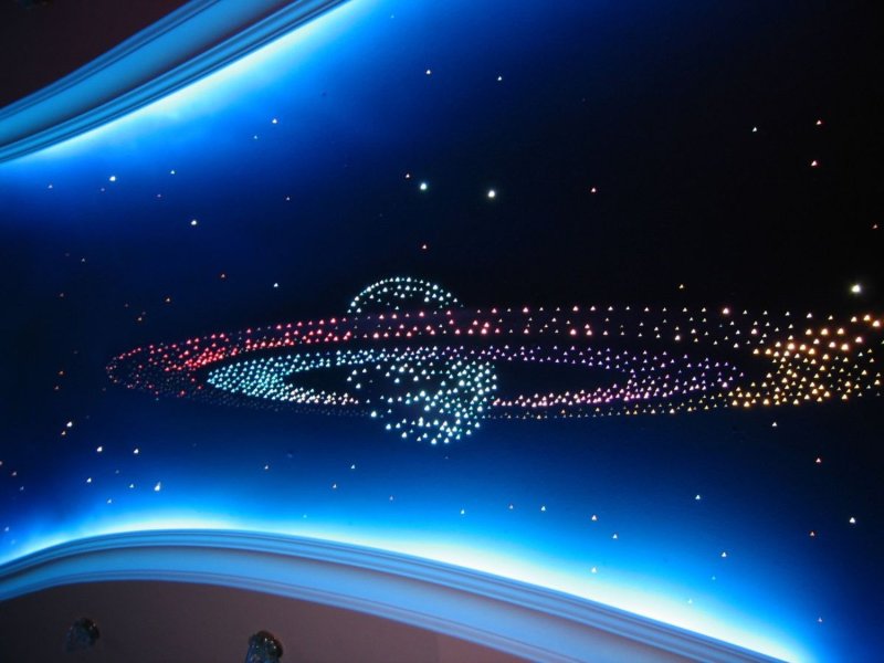 Натяжной потолок космос