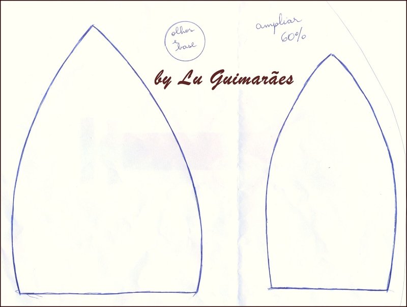 Кошачьи ушки выкройка