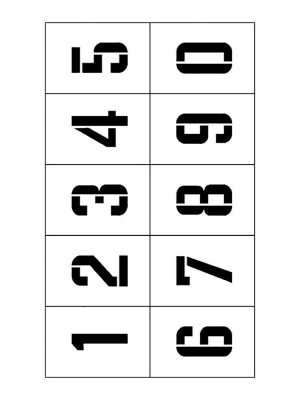 Трафарет для почтового ящика