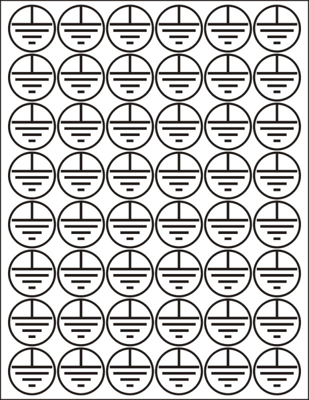 Знак заземления 30х30 IEK арт.4476э