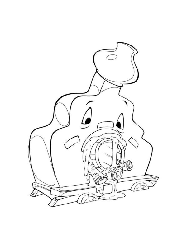 Печка раскраска для детей