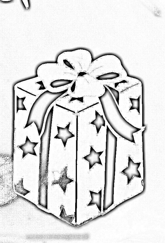 Вытынанки подарки новогодние
