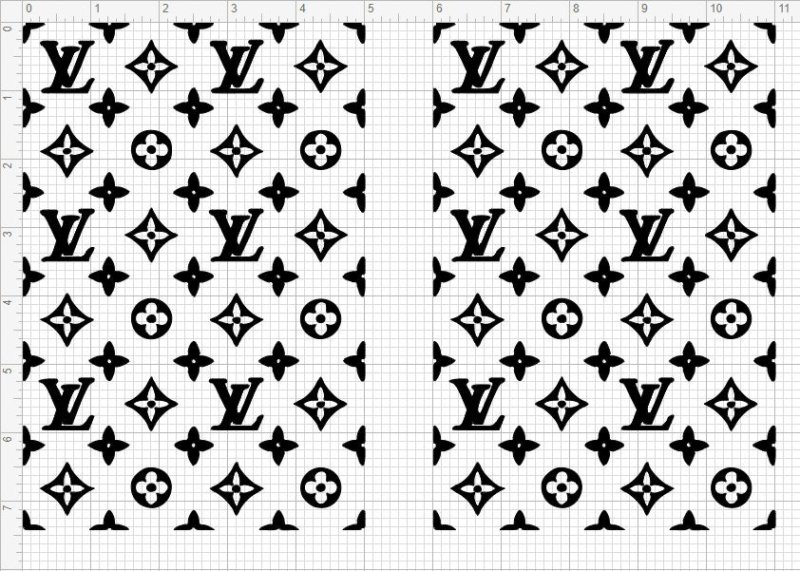 Узор Луи Виттон вектор