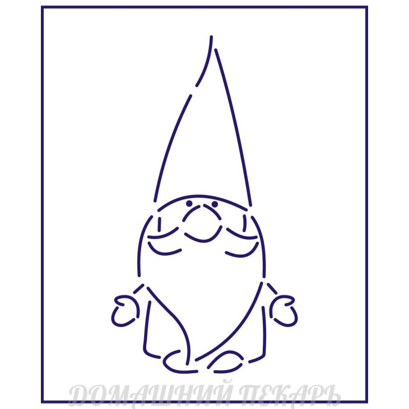 Гном для вырезания