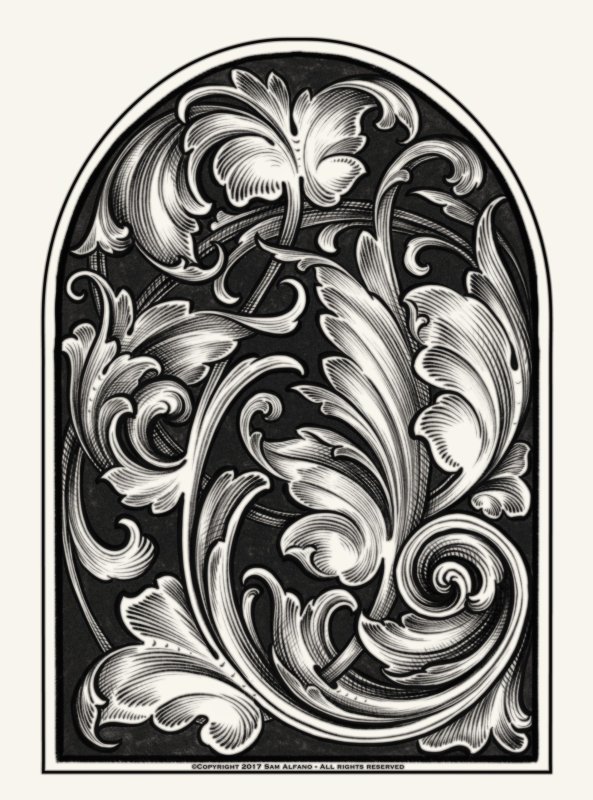 Акант орнамент Барокко