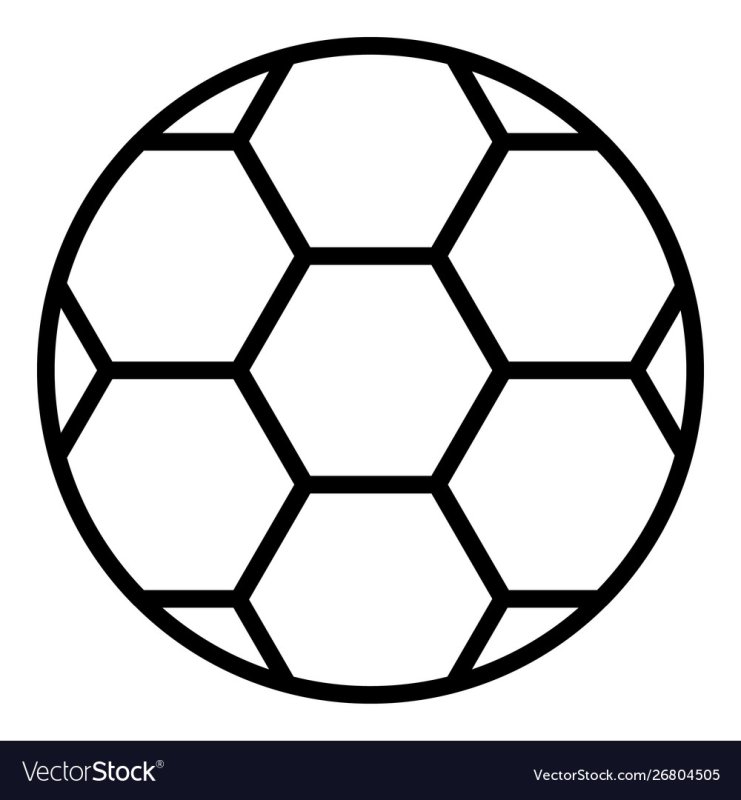 Футбольный мяч раскраска