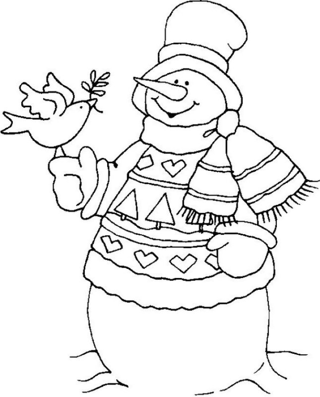 Новогодний Снеговик