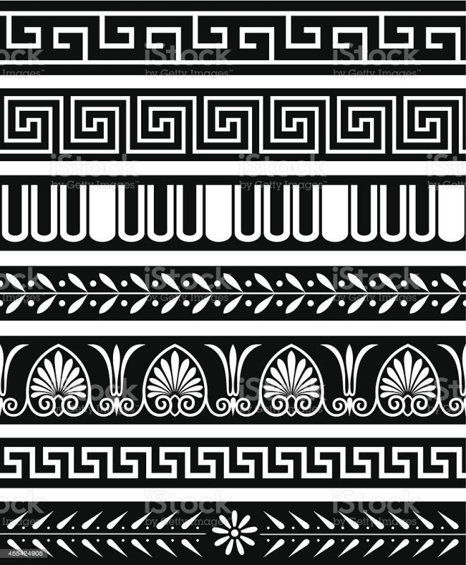 Древнегреческий узор Меандр