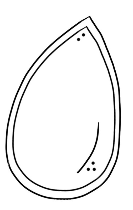 Зернышко раскраска для детей