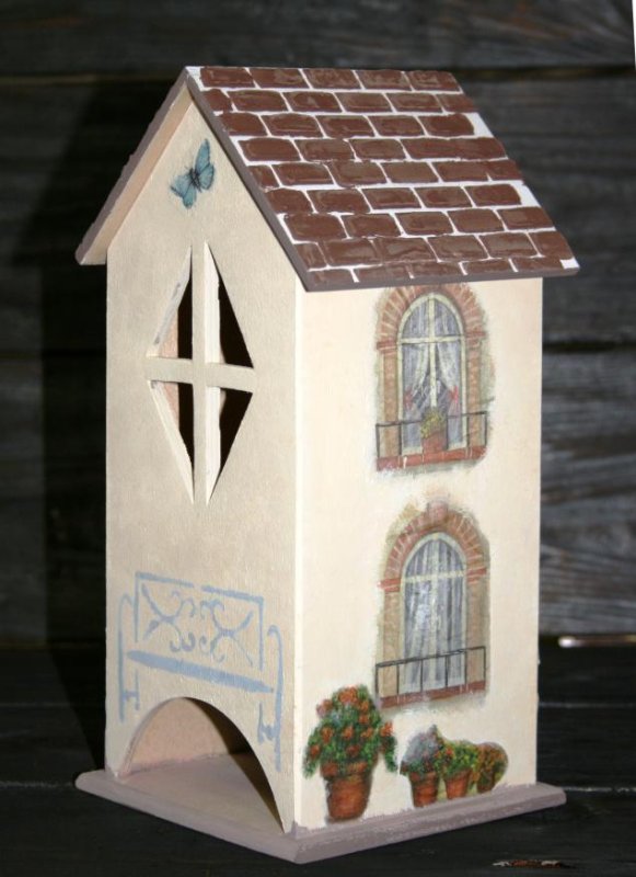 Декор крыши чайного домика