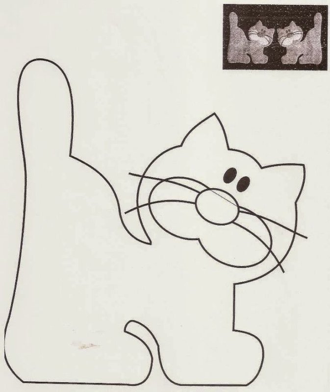 Трафареты для аппликаций из ткани