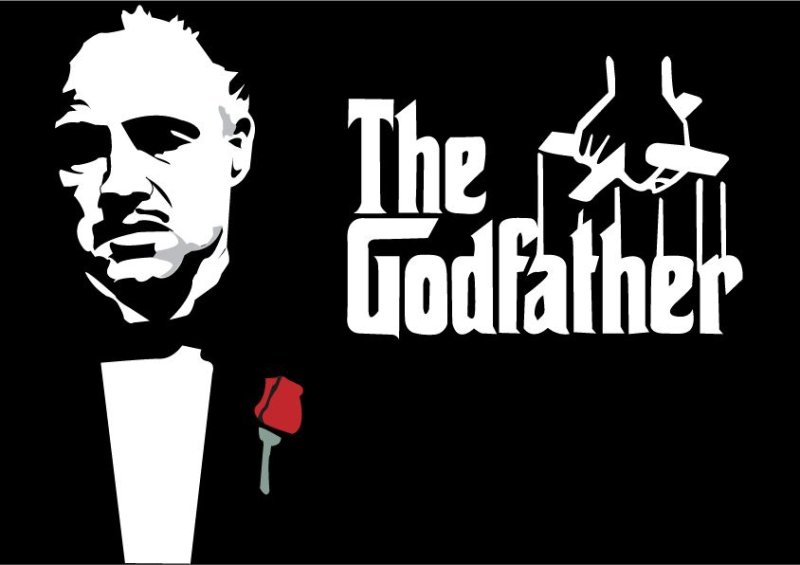 Дон Корлеоне крестный отец принт