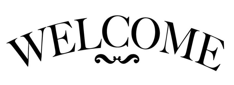 Красивая надпись велком