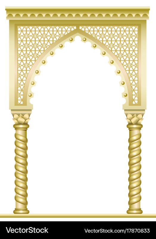 Восточный орнамент вектор арка