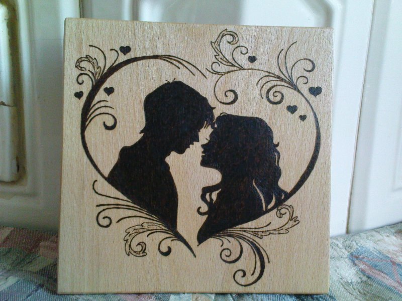 Выжигание на фанере