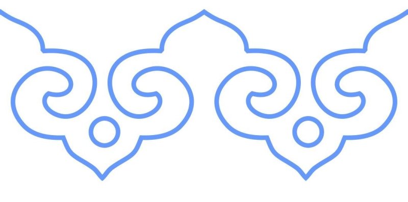 Казахский национальный узор