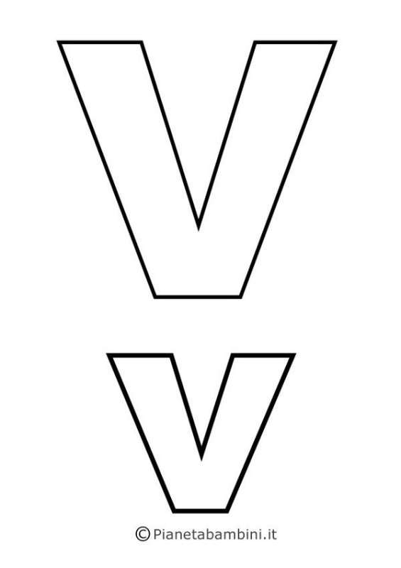 Английская буква v